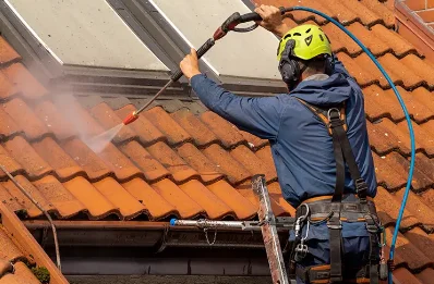 Démoussage et hydrofuge de toiture au Bouchet-Mont-Charvin